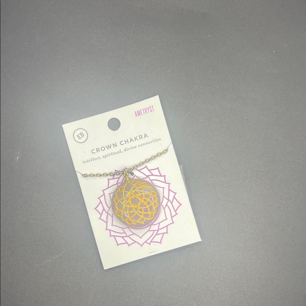 Amethyst Crown Chakra Necklace